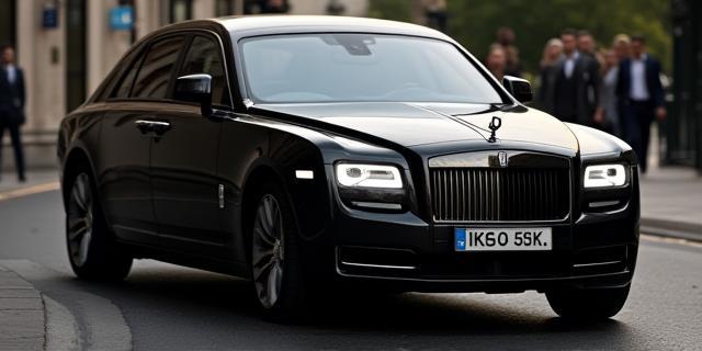 Private car with a chauffeur